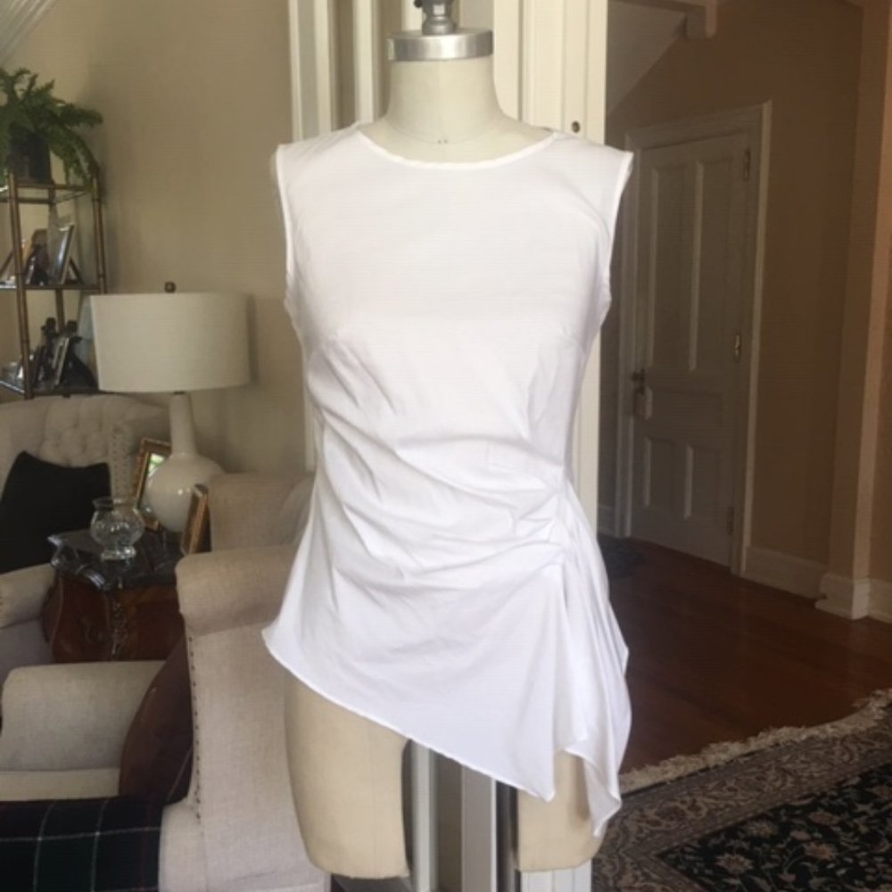 Crisp w/stretch BAILEY 44 Sleeveless Blouse Top S